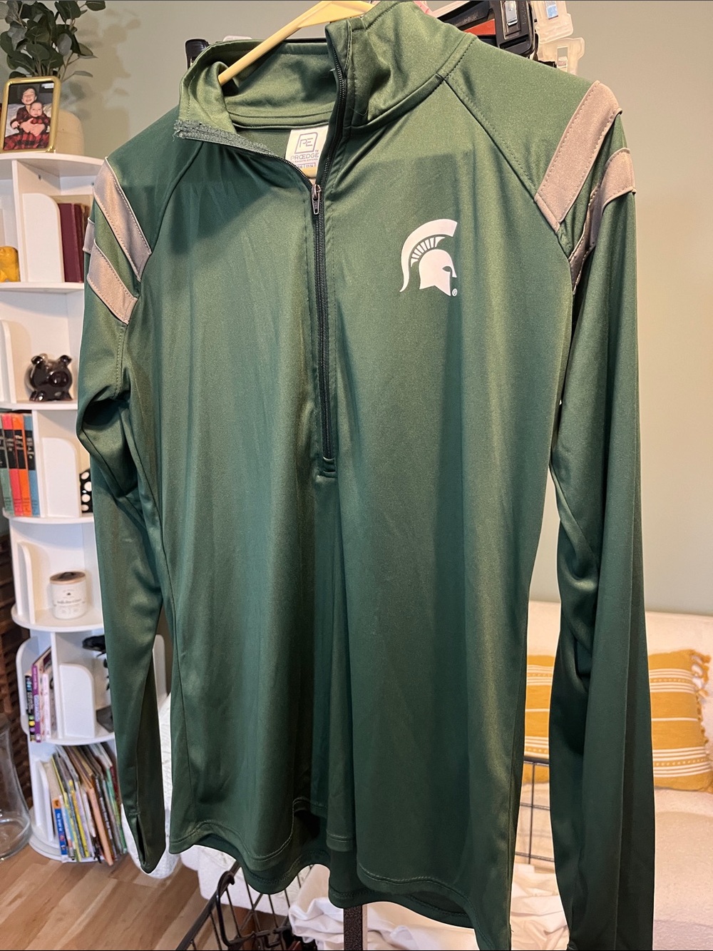 Knights Apparel ProEdge Spartans Green Athletic Top